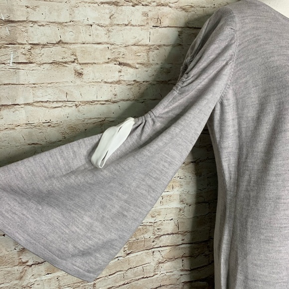 Club Monaco gray wool long sleeves dress sz L - Picture 6 of 11